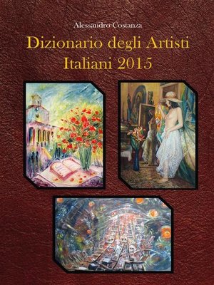 cover image of Dizionario degli artisti italiani 2015